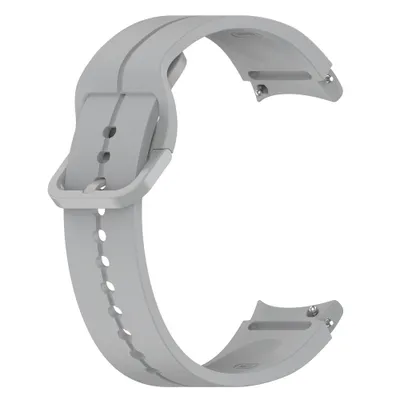 Pasek silikonowy do Samsung Galaxy Watch 4/5 szary - obrazek 2