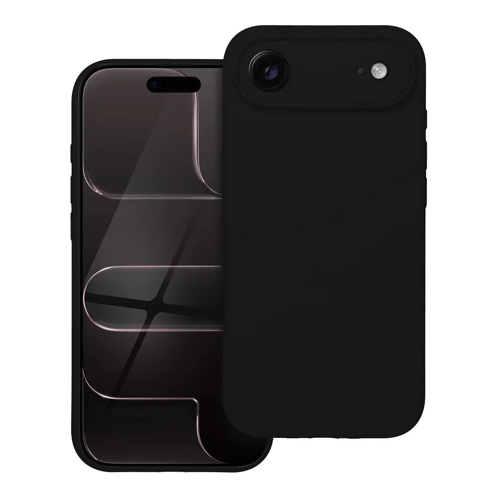 Etui Silicone+ MagSafe z mikrofibrą do Apple iPhone Air czarne