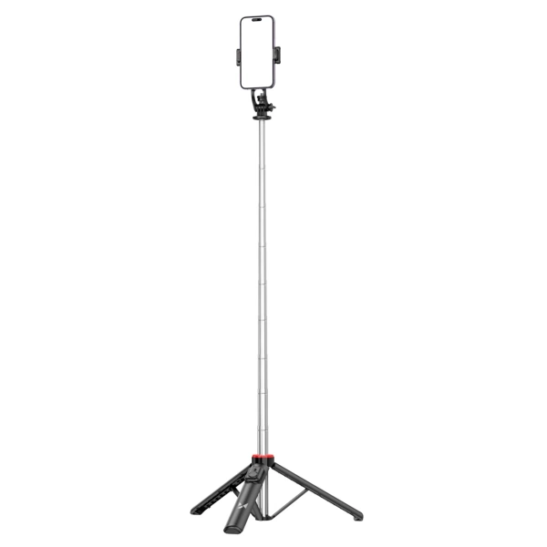 Wozinsky Selfie stick WC1Y3S teleskopowy tripod 1.3m z uchwytem na telefon - czarny - obrazek 3