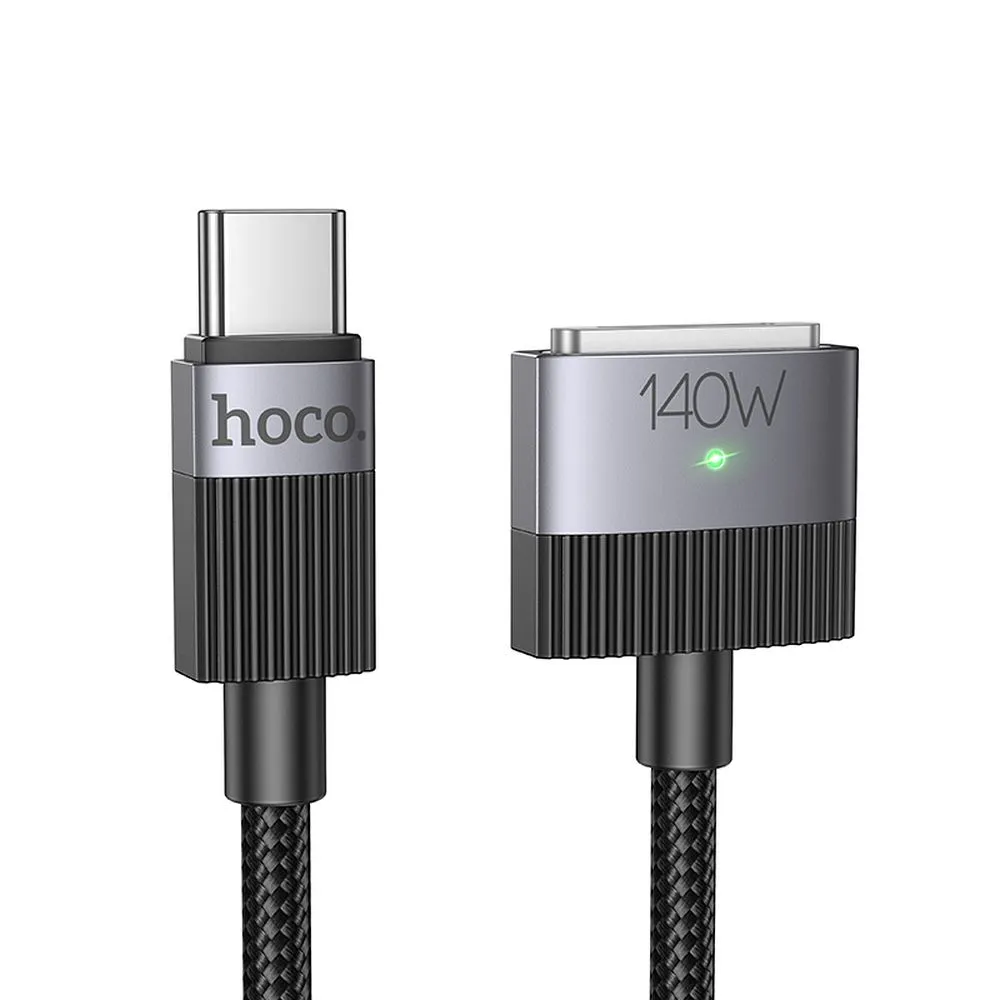 Hoco U141 kabel do MacBooka USB-C do MagSafe 3 1,8m szary