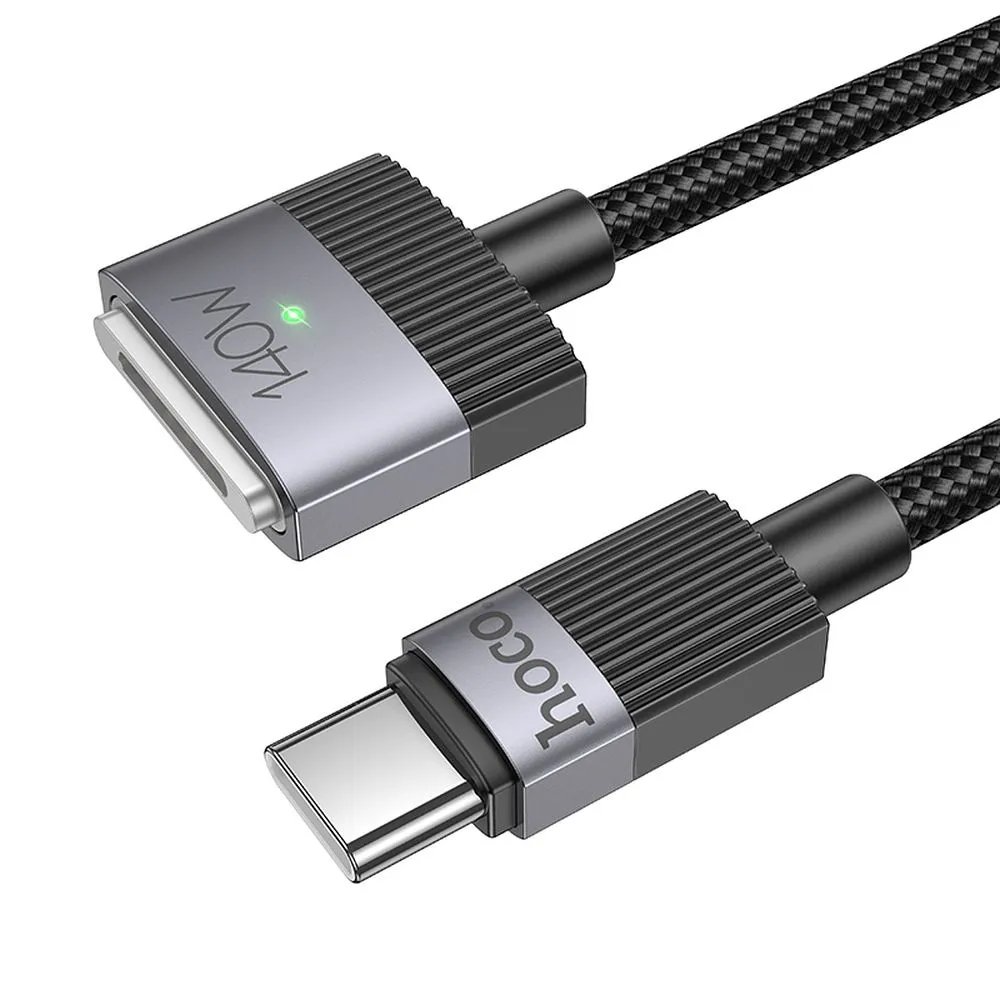 Hoco U141 kabel do MacBooka USB-C do MagSafe 3 1,8m szary - obrazek 2