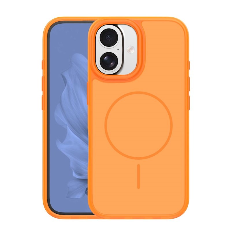Etui Thin Mag do Apple iPhone 16 Pro Max pomarańczowe