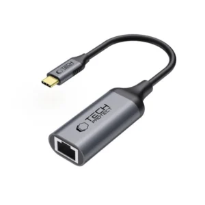Tech-Protect Tech-Protect UltraBoost USB-C do Ethernet RJ45 1000Mbps - czarny