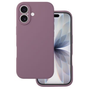 Etui Silicone+ z mikrofibrą do Samsung Galaxy S26 Ultra wrzosowe
