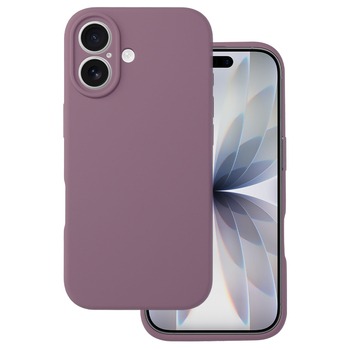 Etui Silicone+ z mikrofibrą do Samsung Galaxy S26 Ultra wrzosowe