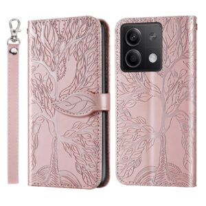 Etui zamykane MUMOYAN do Samsung Galaxy S21 drzewo różowe