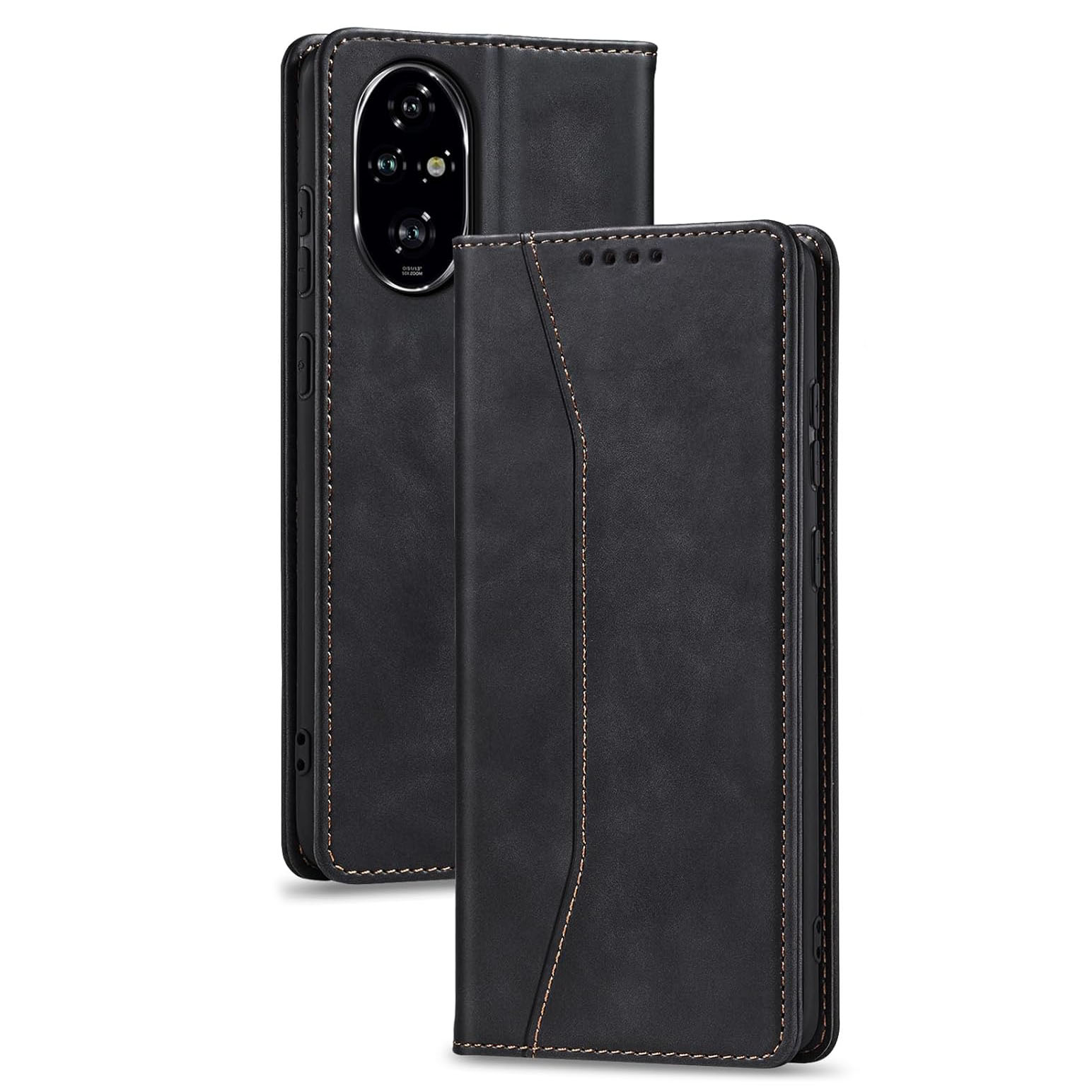 Etui zamykane Jasonyu do Honor 300 Pro/Ultra Czarne