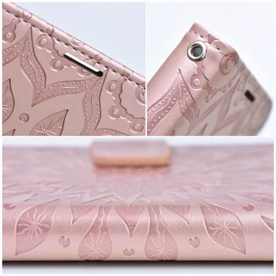 Etui zamykane MEZZO do Redmi A5 173 mandala różowe - obrazek 5