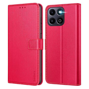 Etui zamykane Ganbary do Honor 400 czerwone