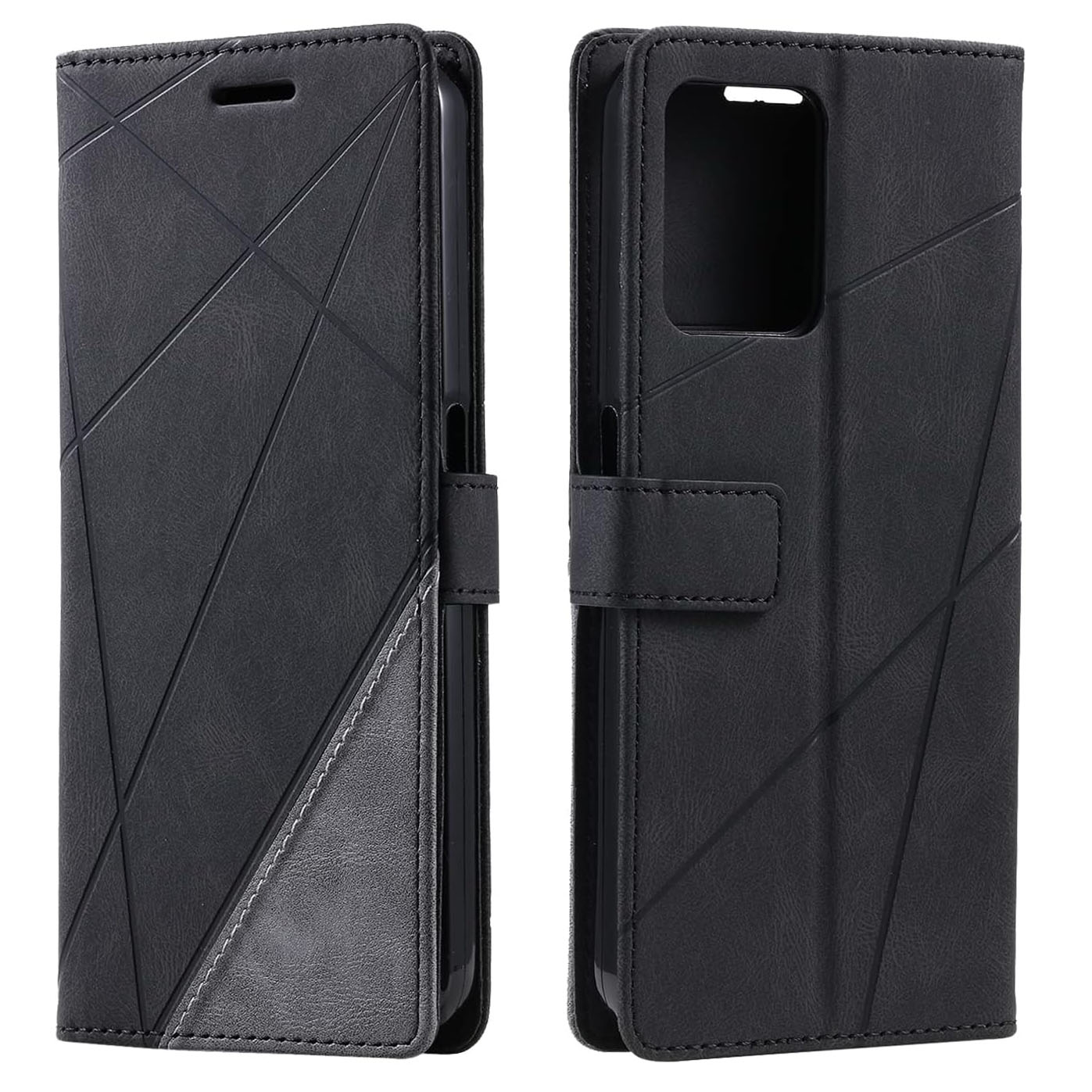 Etui zamykane Vankii do OPPO Realme C35 4G czarne