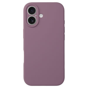Etui Silicone+ z mikrofibrą do Apple iPhone 17 lawendowe