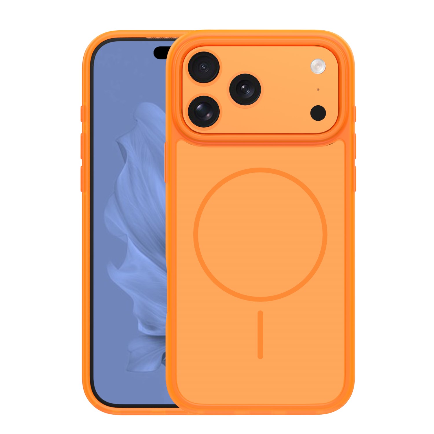 Etui Thin Mag do Apple iPhone 17 Pro pomarańczowe