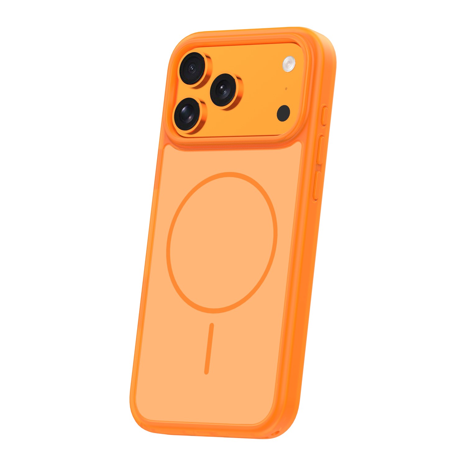 Etui Thin Mag do Apple iPhone 17 Pro pomarańczowe - obrazek 2