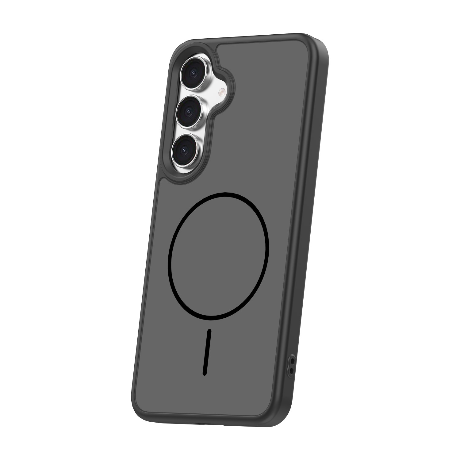 Etui Thin Mag do Samsung Galaxy S25 czarne - obrazek 2