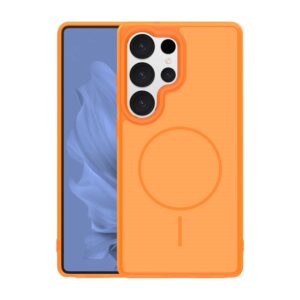 Etui Thin Mag do Samsung Galaxy S25 Ultra pomarańczowe