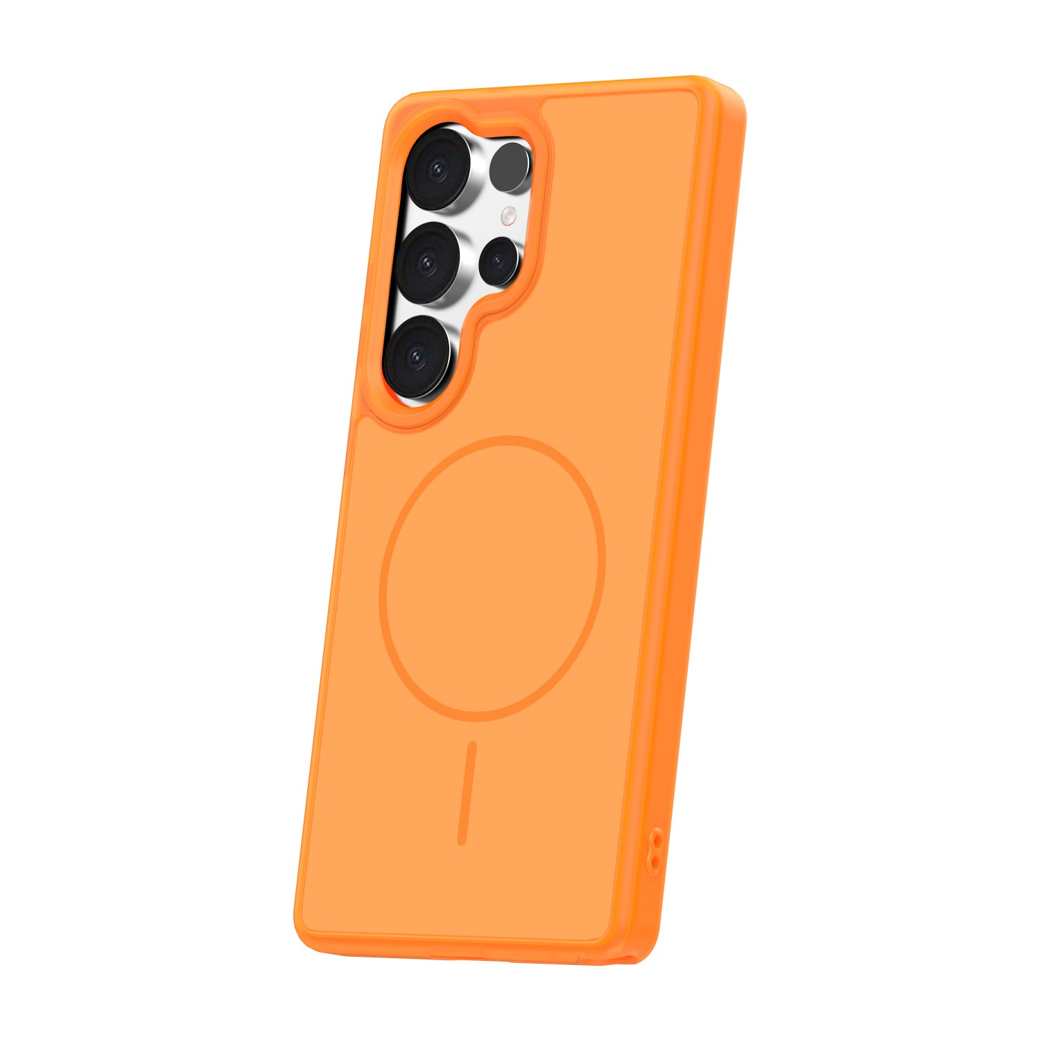 Etui Thin Mag do Samsung Galaxy S25 Ultra pomarańczowe - obrazek 2