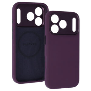 Etui Liavec Silky Case do Apple iPhone 17 Pro Max/18 Pro Max burgundowy z osłoną aparatów