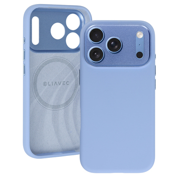 Etui Liavec Silky Case do Apple iPhone 17 Pro/18 Pro jasno niebieski