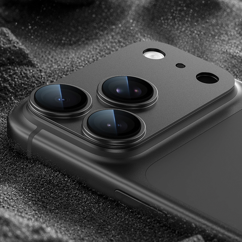 Benks Hartowane szkło Omni Warrior Metal Integrated AR Lens Protector na aparat do Iphone 18 Pro Czarne - obrazek 2