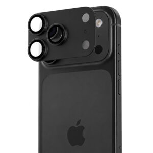 Benks Hartowane szkło Omni Warrior Metal Integrated AR Lens Protector na aparat do Iphone 18 Pro Czarne